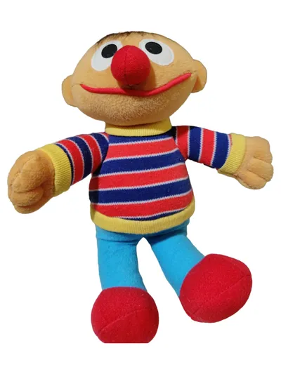 Fisher-Price Kuscheltier Ernie Sesamstraße Stofftier Mehrfarbig Kinder Spielzeug