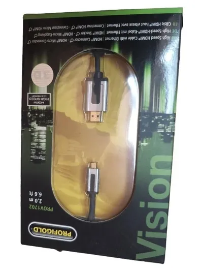 Profigold PROV1702 HDMI Kabel High Speed mit Ethernet 2,0m Schwarz