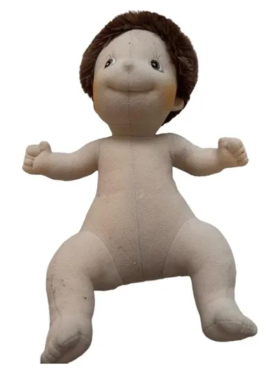 Rubens Barn Babypuppe Stoffpuppe Beige Charmant Baumwolle Kuschelpuppe
