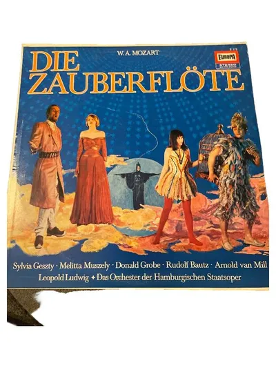 Die Zauberflöte W.A. Mozart Vinyl LP EUROPA Hamburgische Staatsoper