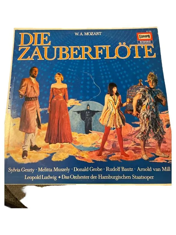 Die Zauberflöte W.A. Mozart Vinyl LP EUROPA Hamburgische Staatsoper 1