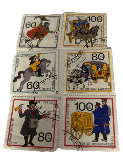 Deutsche Bundespost Briefmarken Wohlfahrtspflege Historische Post Motive