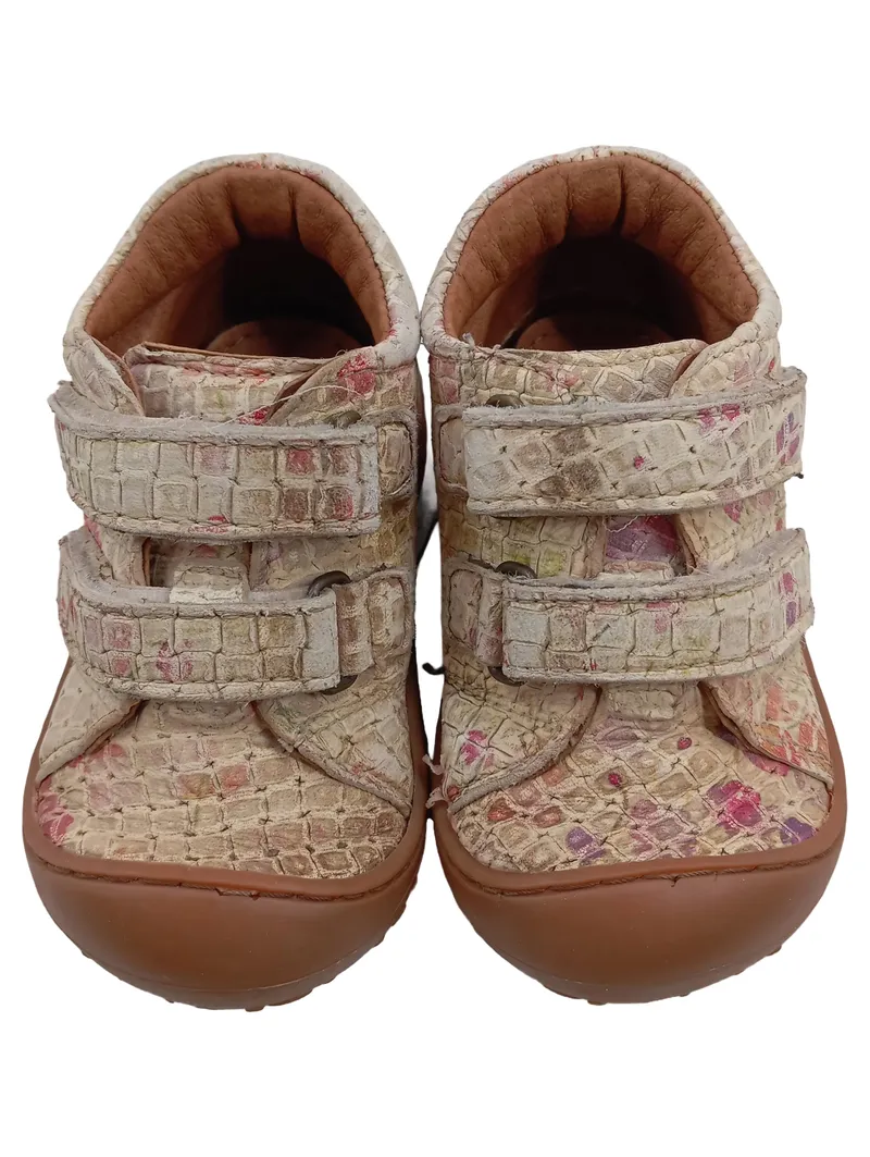 Bisgaard Lauflernschuhe Mädchen Gr. 21 Blumenmuster Klettverschluss 2