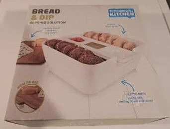 Tomorrow's Kitchen Bread & Dip Dipschale 3-teilig Holz Kunststoff Weiß 25cm