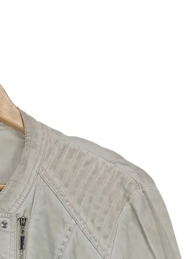 Gerry Weber Steppjacke Damen Beige Baumwolle Reißverschluss Gr. 44