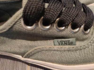 Vans Authentic Sneaker Low Damen Gr. 38 Grün Canvas Schnürung