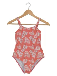 Beach Mountain Badeanzug Mädchen Gr. 164 Rosa Blumenmuster Hibiskus 1