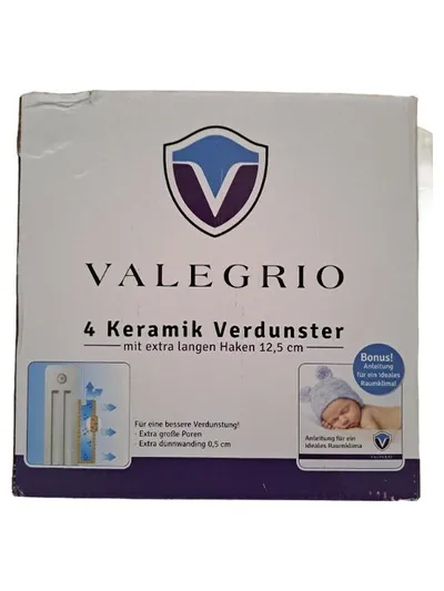 Valegrio Keramik Verdunster 4er Set Raumduft Weiß Praktisch Alltag