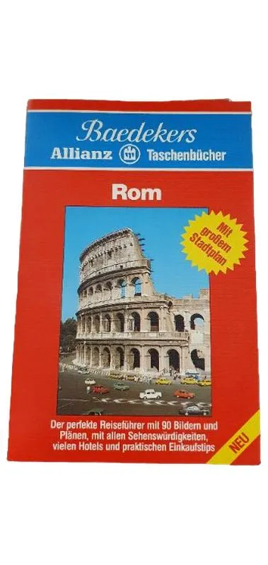 Baedeker Rom Reiseführer Taschenbuch Stadtplan Hotels Tipps Städtereise