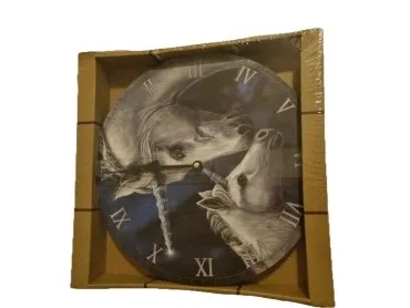 Puckator Wanduhr Einhorn Uhr Mehrfarbig Kunststoff Tiermotive