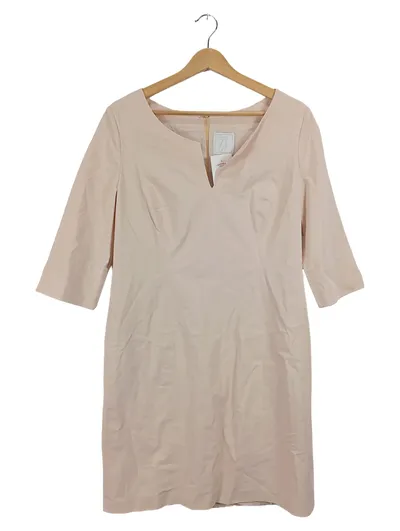NVSCO Businesskleid Damen Gr. 42 Rosa Elegant 3/4-Arm Etuikleid