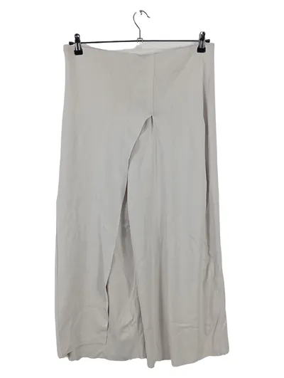 COS Damen Hosenrock Culottes Beige Gr. M Viskose Minimalistisch