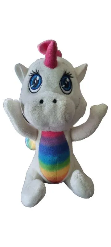 SAFIRA Einhorn Kuscheltier Plüschtier Mehrfarbig Charmant 20cm