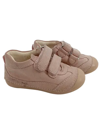 Geox Krabbelschuhe Mädchen Gr. 21 Rosa Leder Klettverschluss