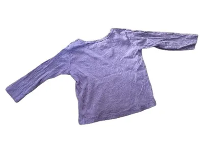 ALANA Langarmshirt Gr. 92 Lila Rippstrick Baumwolle Mädchen Basic