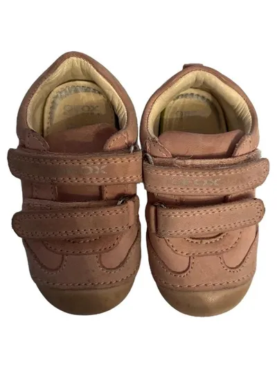 Geox Lauflernschuhe Mädchen Gr. 20 Rosa Klettverschluss Leder