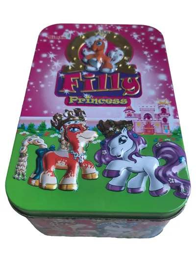 Filly Princess Dekodose Mehrfarbig Metall Dose Aufbewahrungsbox