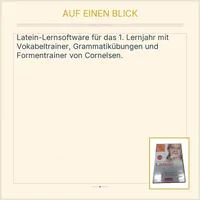 Cornelsen Lernvitamin Latein 1. Lernjahr Lernsoftware CD-ROM Vokabeln Grammatik 2