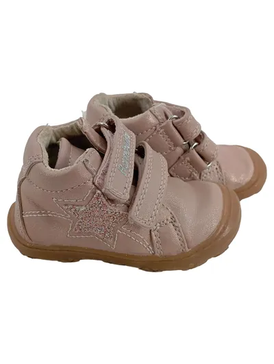 Bambulini Lauflernschuhe Mädchen Gr. 19 Rosa Glitzer Stern Klettverschluss