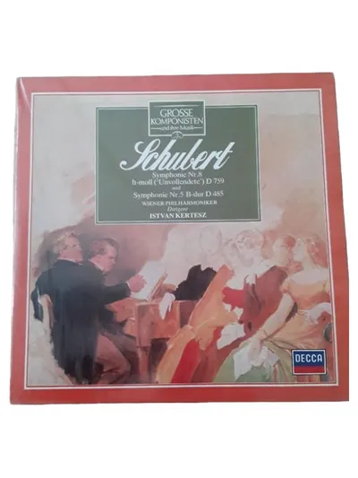 Schubert Symphonie Nr. 8 & 5 Wiener Philharmoniker Kertesz Vinyl LP Decca