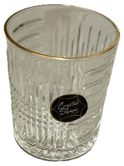 Kapimex Trinkglas Elegant Glas Design Glas Transparent 250ml