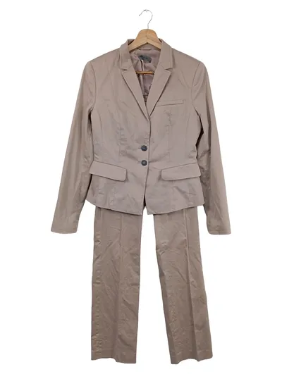 s.Oliver Damen Anzug Blazer Hose Gr. 40/L Beige Elegant Business