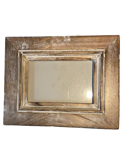 Light & Living Bilderrahmen Holz Vintage Look Braun Rechteckig