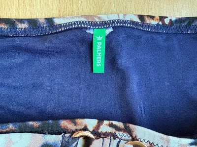 Palmers Bikini Damen Gr. 36-38 Animal-Print Leopard Braun Blau
