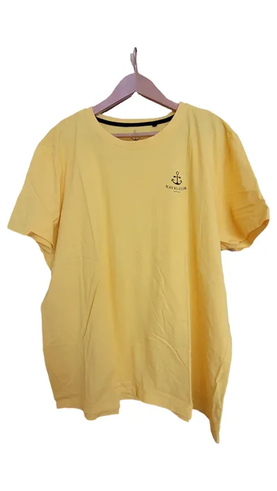 Navigator Herren T-Shirt Gelb Gr. 56/3XL Casual Baumwolle