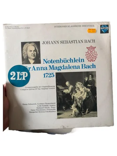 Bach Notenbüchlein für Anna Magdalena Bach 1725 – 2LP Vinyl Saphir Klassik