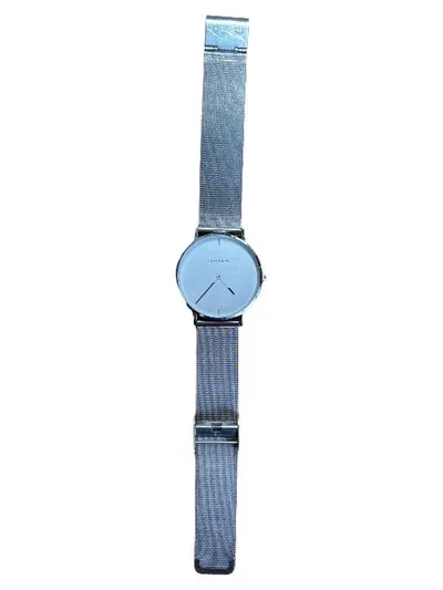 I AM KAMU Damen Armbanduhr Silber Edelstahl Minimalistisch Modern Elegant