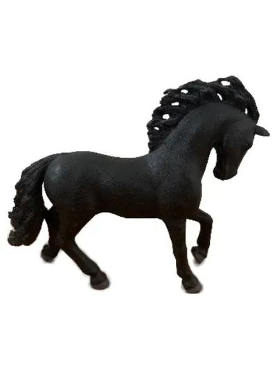 Schleich Friesen Hengst 13773 Pferd Spielfigur Schwarz 16x12cm