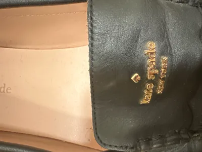 Kate Spade Slipper Damen Loafer Gr. 39 Schwarz Klassisch