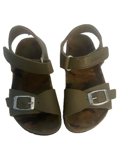 Geox Sandalen Mädchen Gr. 26 Oliv Casual Outdoor