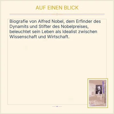 Alfred Nobel Biografie Kenne Fant Hardcover Idealist Wissenschaft Wirtschaft