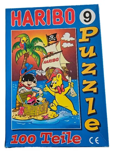 Haribo Puzzle 100 Teile Nr. 9 Piraten Motiv Kinder Sammler Vintage