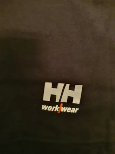 Helly Hansen Workwear T-Shirt Herren Logo Print Schwarz Gr. M Baumwolle