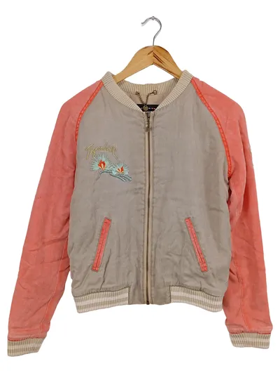 Tigerhill Damen Blouson Jacke XL Mehrfarbig Casual Baumwolle