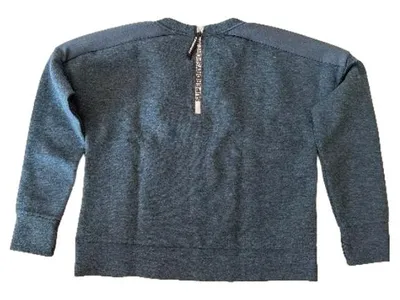 Superdry Sport Damen Pullover Sweatshirt Gr. 42/XL Petrol Meliert