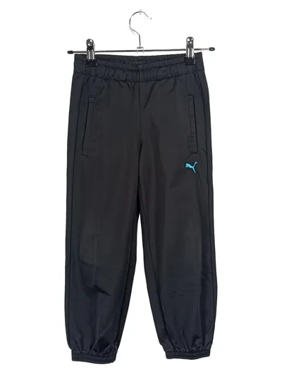 PUMA Jogginghose Kinder Gr. 116 Schwarz Trainingshose Sporthose