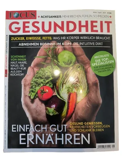 Focus Gesundheit März/April 2017 Ernährung Abnehmen Diät Ärzteliste