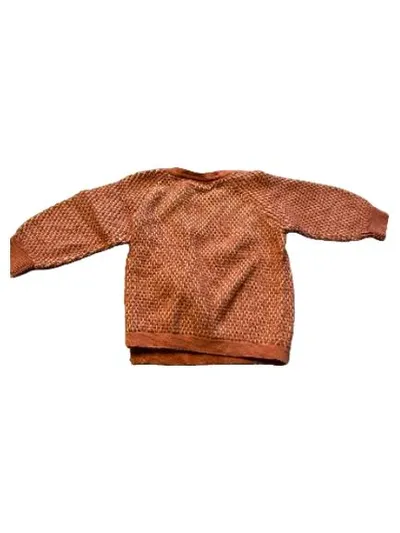 ALANA Baby Wickeljacke Strickjacke Gr. 74 Orange Bio-Baumwolle
