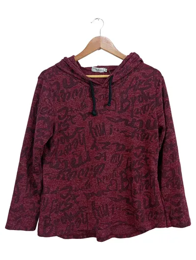 Fashion Highlight Herren Hoodie Kapuzenpullover Rot Gr. 46/S Streetwear
