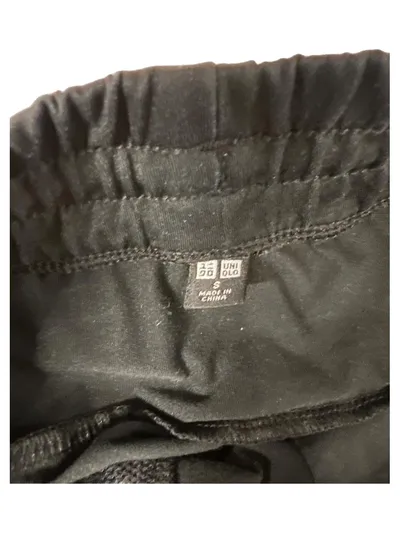 UNIQLO Jogginghose Herren Gr. S Schwarz Elasthan Polyester Casual