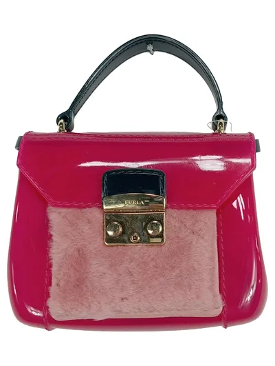 Furla Henkeltasche Damen Pink Feminin Umhängetasche