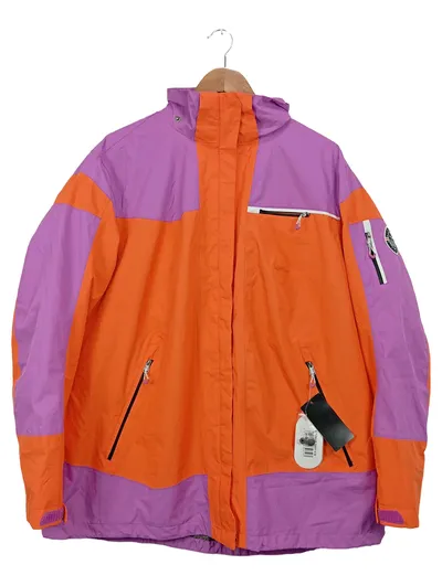 Centigrade Outdoorjacke Herren Gr. 50/L Orange Lila Funktionsjacke
