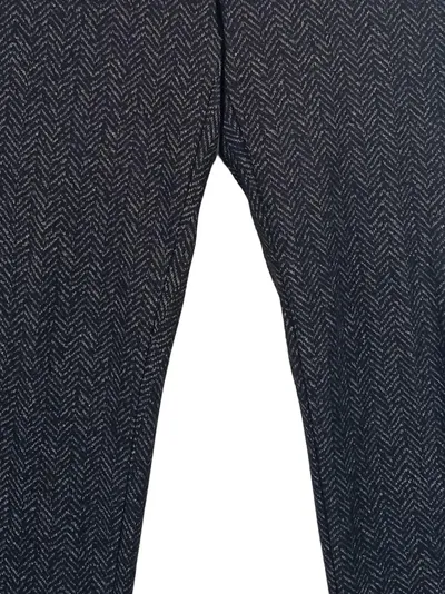 BRAX Feel Good Stoffhose Damen Gr. 40 Fischgrät Grau Business