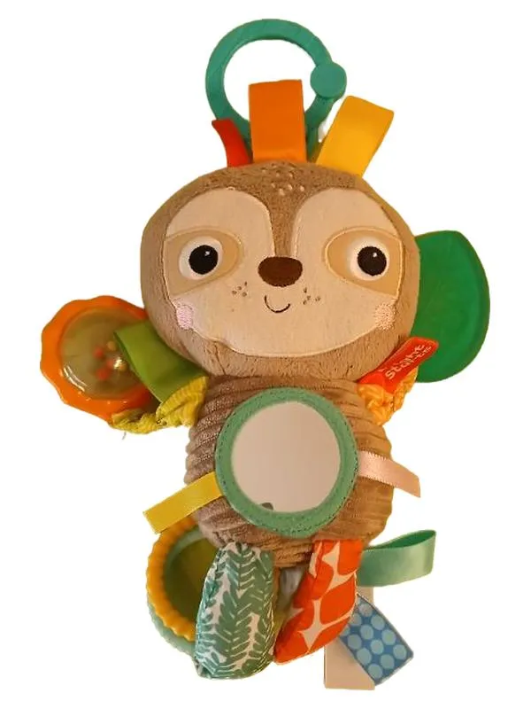 Bright Starts Faultier Motorikspielzeug Baby Kinder Mehrfarbig 1