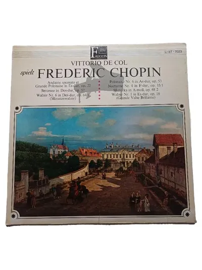 Vittorio de Col spielt Frederic Chopin Vinyl LP Klassik Klavier