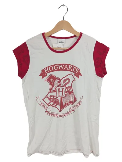 Character.com Harry Potter Hogwarts Wappen Kinder Fanshirt Weiß Gr. 152